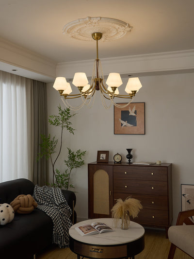 Othaus Traditional Elegance Vintage Wood Chandelier