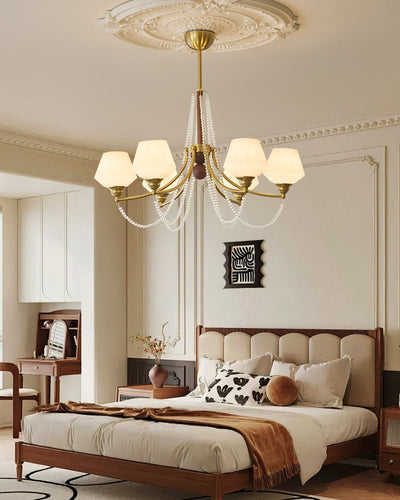 Othaus Traditional Elegance Vintage Wood Chandelier