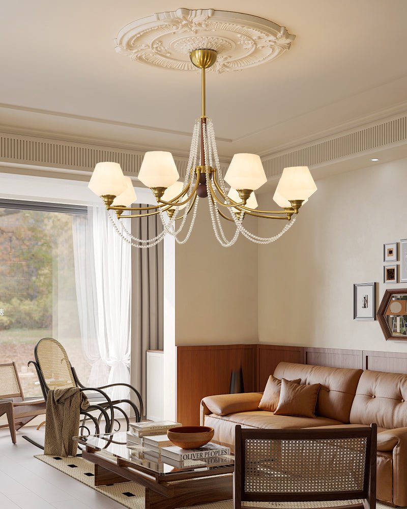 Othaus Traditional Elegance Vintage Wood Chandelier
