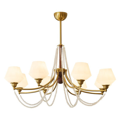 Othaus Traditional Elegance Vintage Wood Chandelier