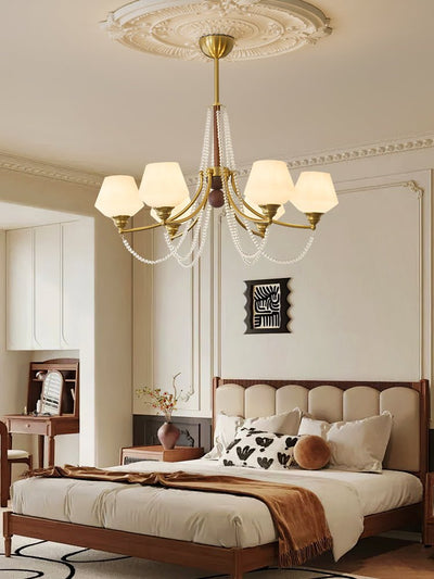 Othaus Traditional Elegance Vintage Wood Chandelier