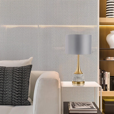 Zinara Marble Fabric Table Lamp - Neutral Decor