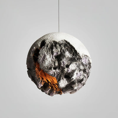 Ilphaara Irregular Planet Plastic Pendant Lamp