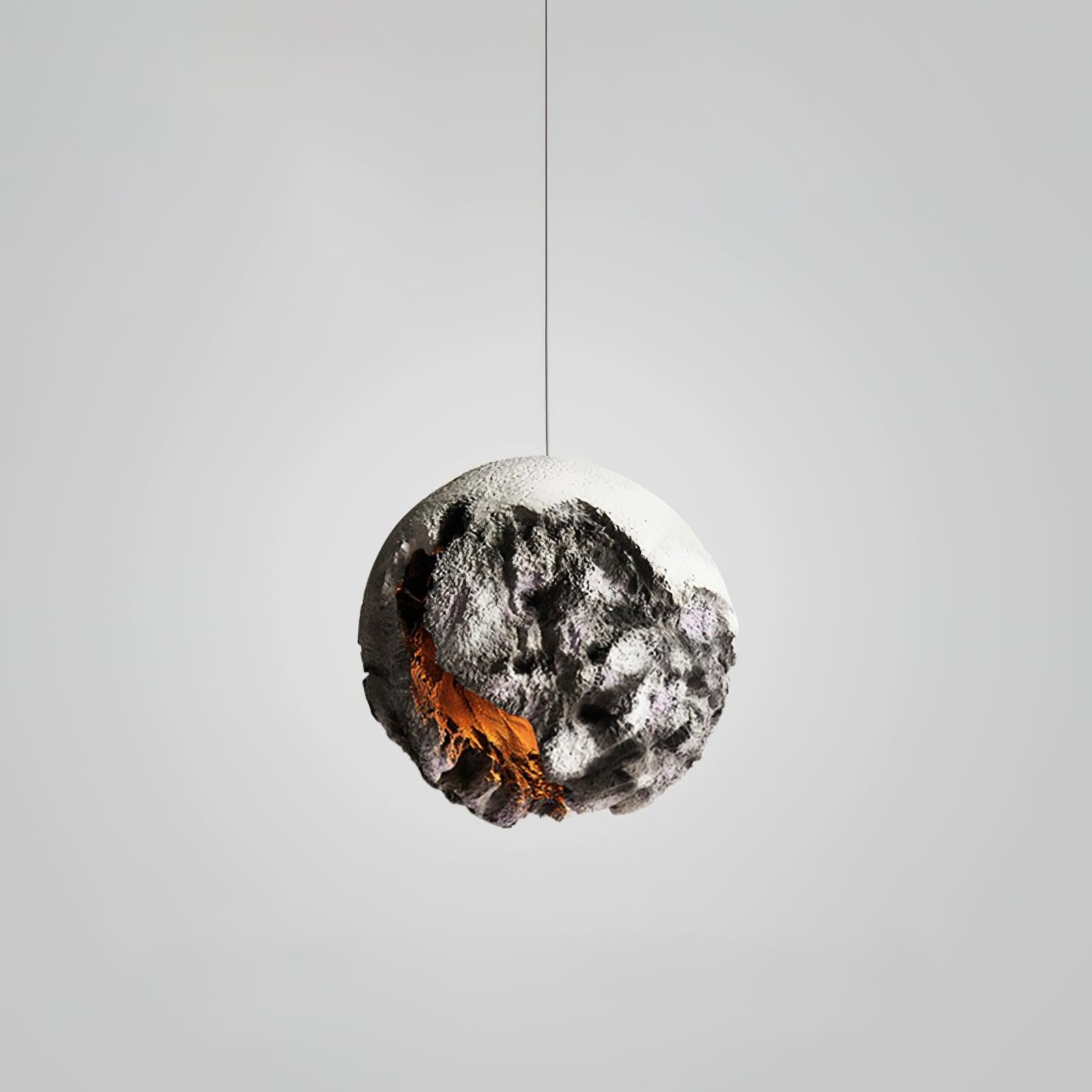 Ilphaara Irregular Planet Plastic Pendant Lamp