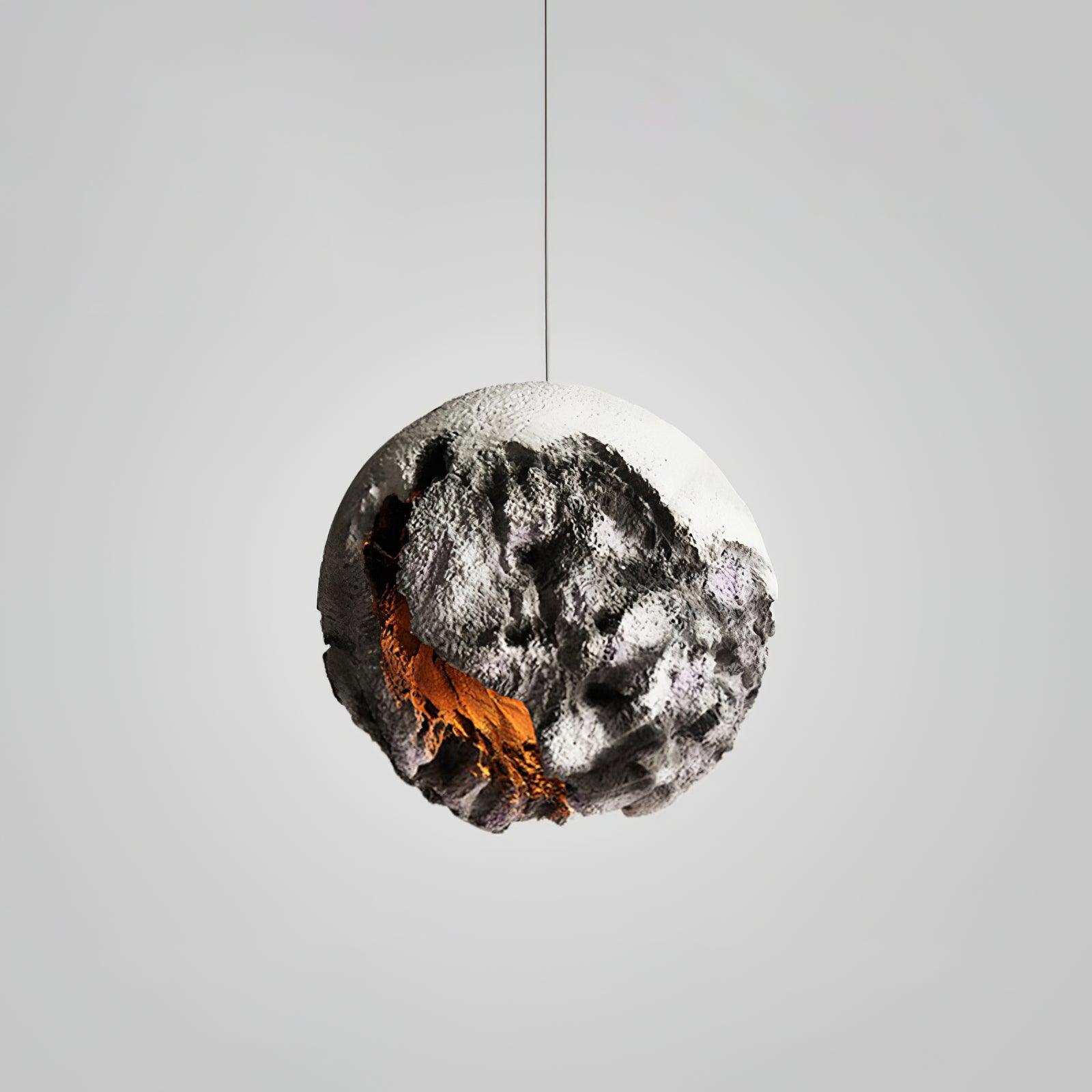 Ilphaara Irregular Planet Plastic Pendant Lamp