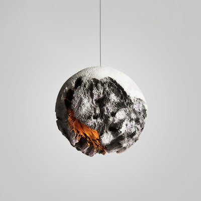 Ilphaara Irregular Planet Plastic Pendant Lamp