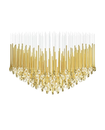 Cicarir Gradient Gold Glass Chandelier