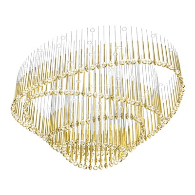 Cicarir Gradient Gold Glass Chandelier