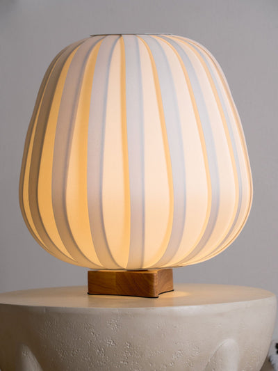 Solisuce Fabric Minimalist Table Lamp - Neutral Decor