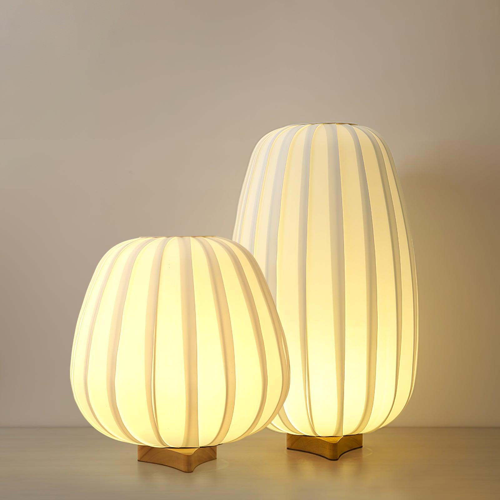 Solisuce Fabric Minimalist Table Lamp - Neutral Decor