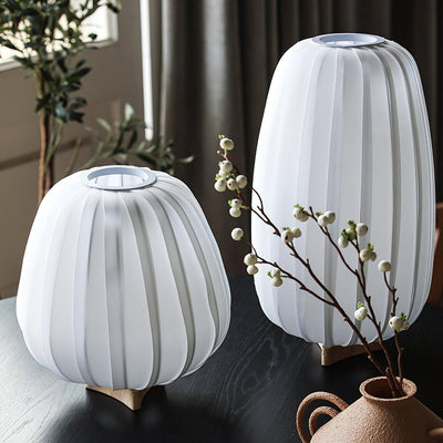 Solisuce Fabric Minimalist Table Lamp - Neutral Decor