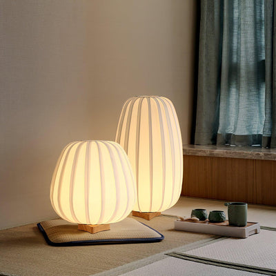 Solisuce Fabric Minimalist Table Lamp - Neutral Decor