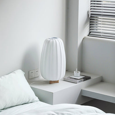 Solisuce Fabric Minimalist Table Lamp - Neutral Decor