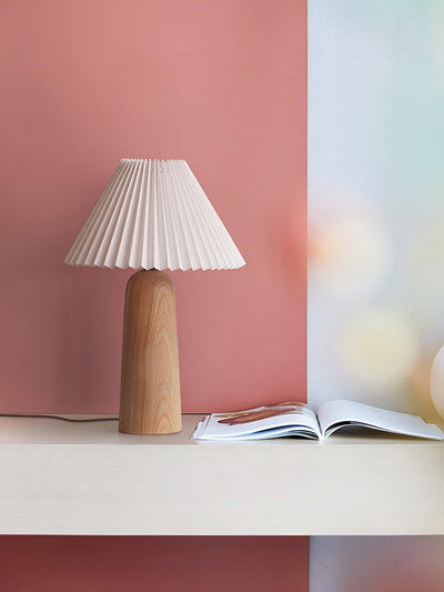 Sylineria Minimalist Wood Table Lamp