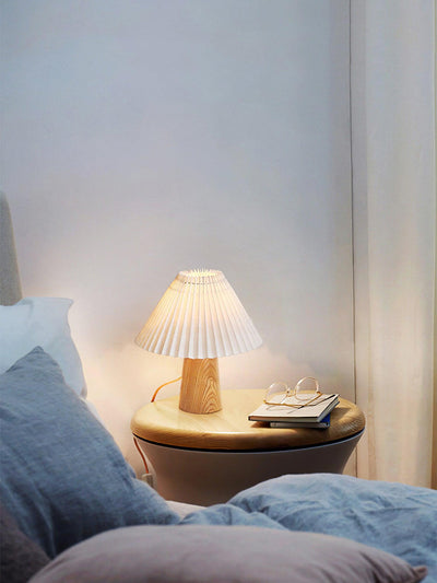 Sylineria Minimalist Wood Table Lamp