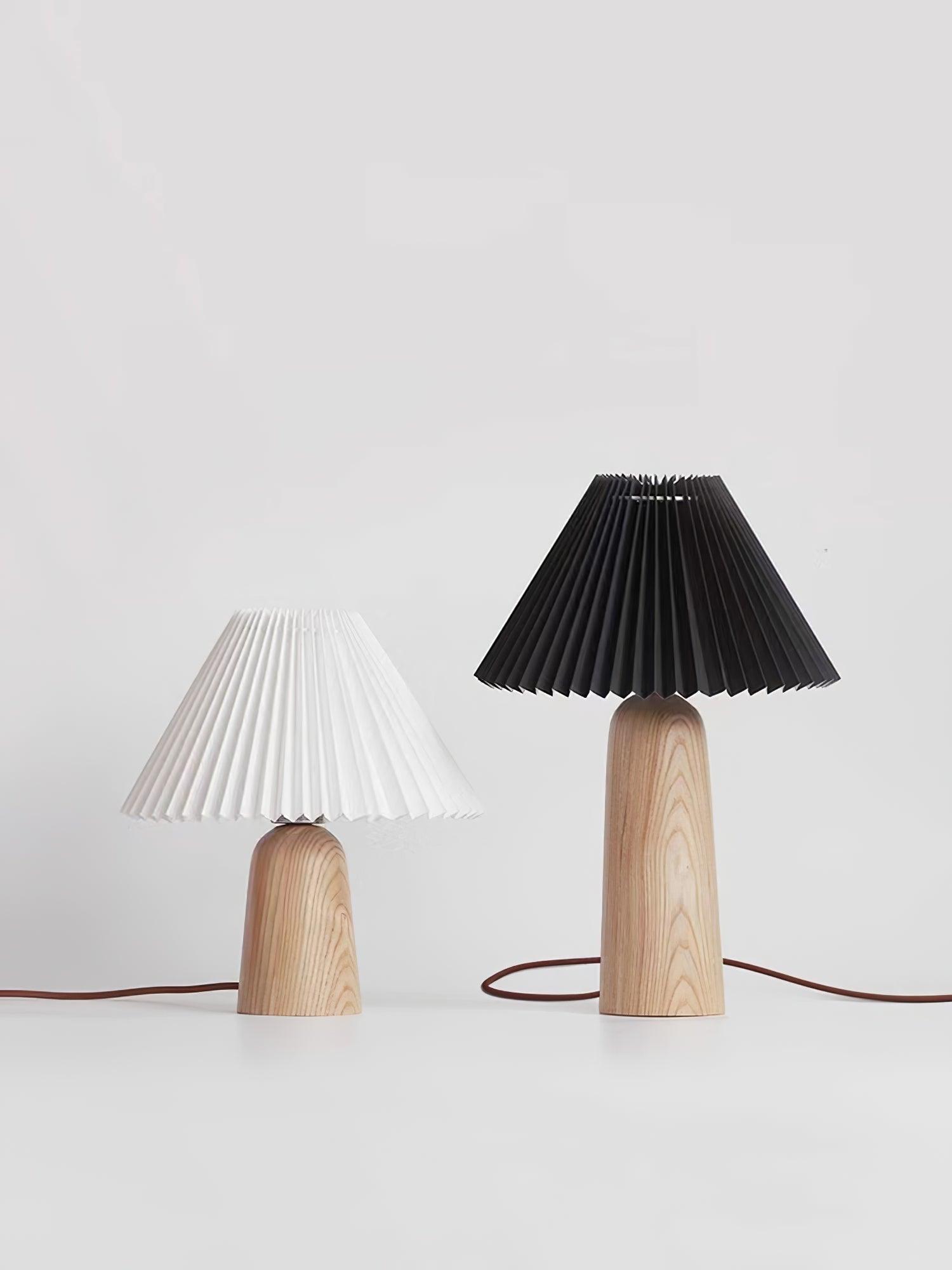Sylineria Minimalist Wood Table Lamp