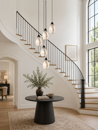 Aurevin Alabaster Cluster Chandelier