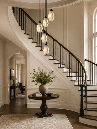 Aurevin Alabaster Cluster Chandelier