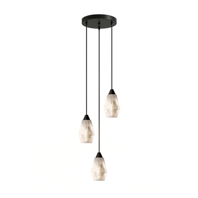 Aurevin Alabaster Cluster Chandelier