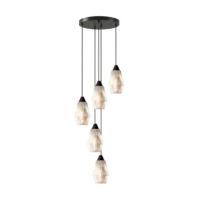 Aurevin Alabaster Cluster Chandelier