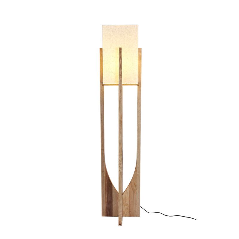 Syleia Floor Lamp Wood Modern