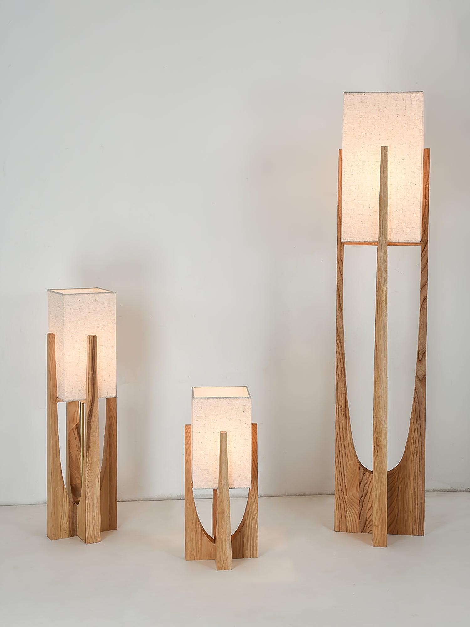 Syleia Floor Lamp Wood Modern