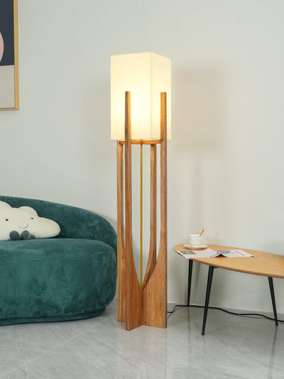 Syleia Floor Lamp Wood Modern