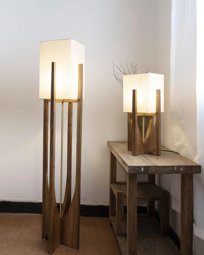 Syleia Floor Lamp Wood Modern
