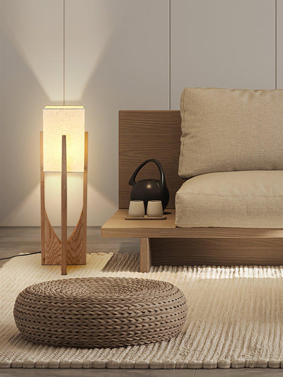 Syleia Floor Lamp Wood Modern