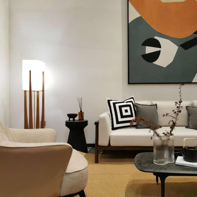 Syleia Floor Lamp Wood Modern