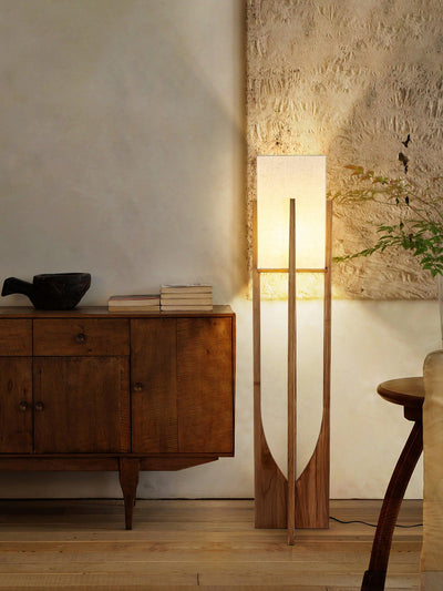 Syleia Floor Lamp Wood Modern