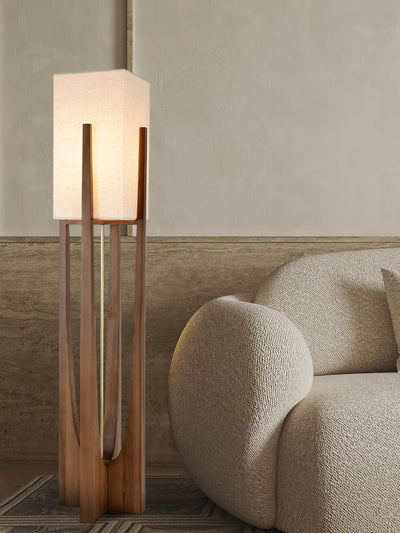 Syleia Floor Lamp Wood Modern