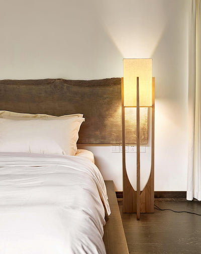 Syleia Floor Lamp Wood Modern