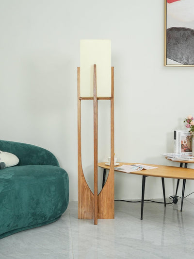 Syleia Floor Lamp Wood Modern