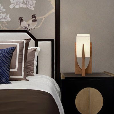 Syleia Floor Lamp Wood Modern