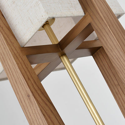 Syleia Floor Lamp Wood Modern