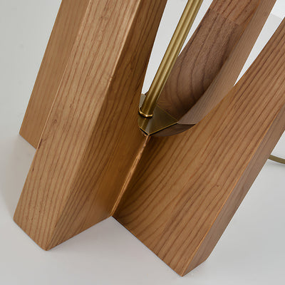 Syleia Floor Lamp Wood Modern