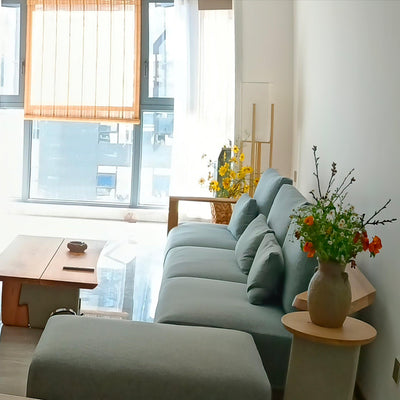 Syleia Floor Lamp Wood Modern