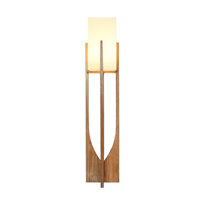Syleia Floor Lamp Wood Modern