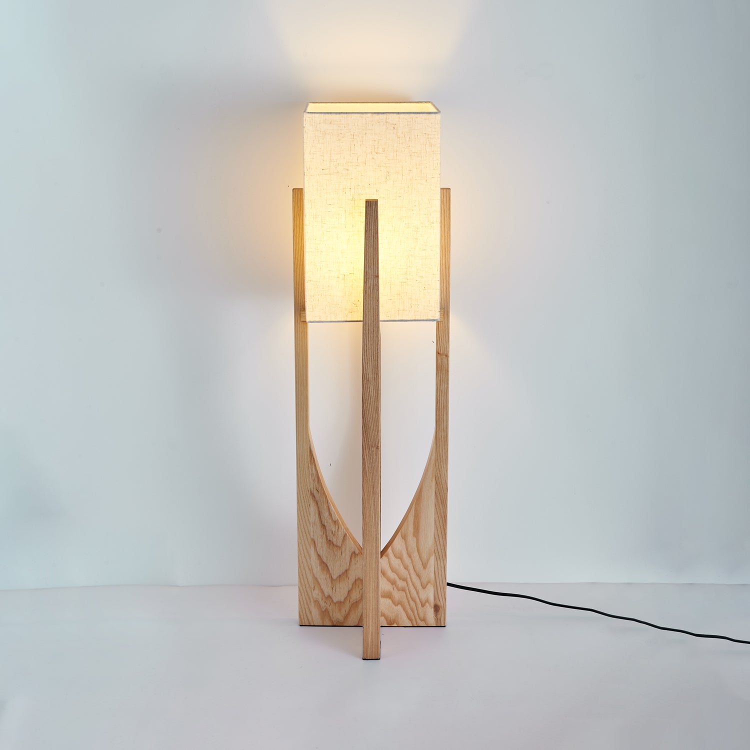 Syleia Floor Lamp Wood Modern