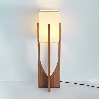 Syleia Floor Lamp Wood Modern
