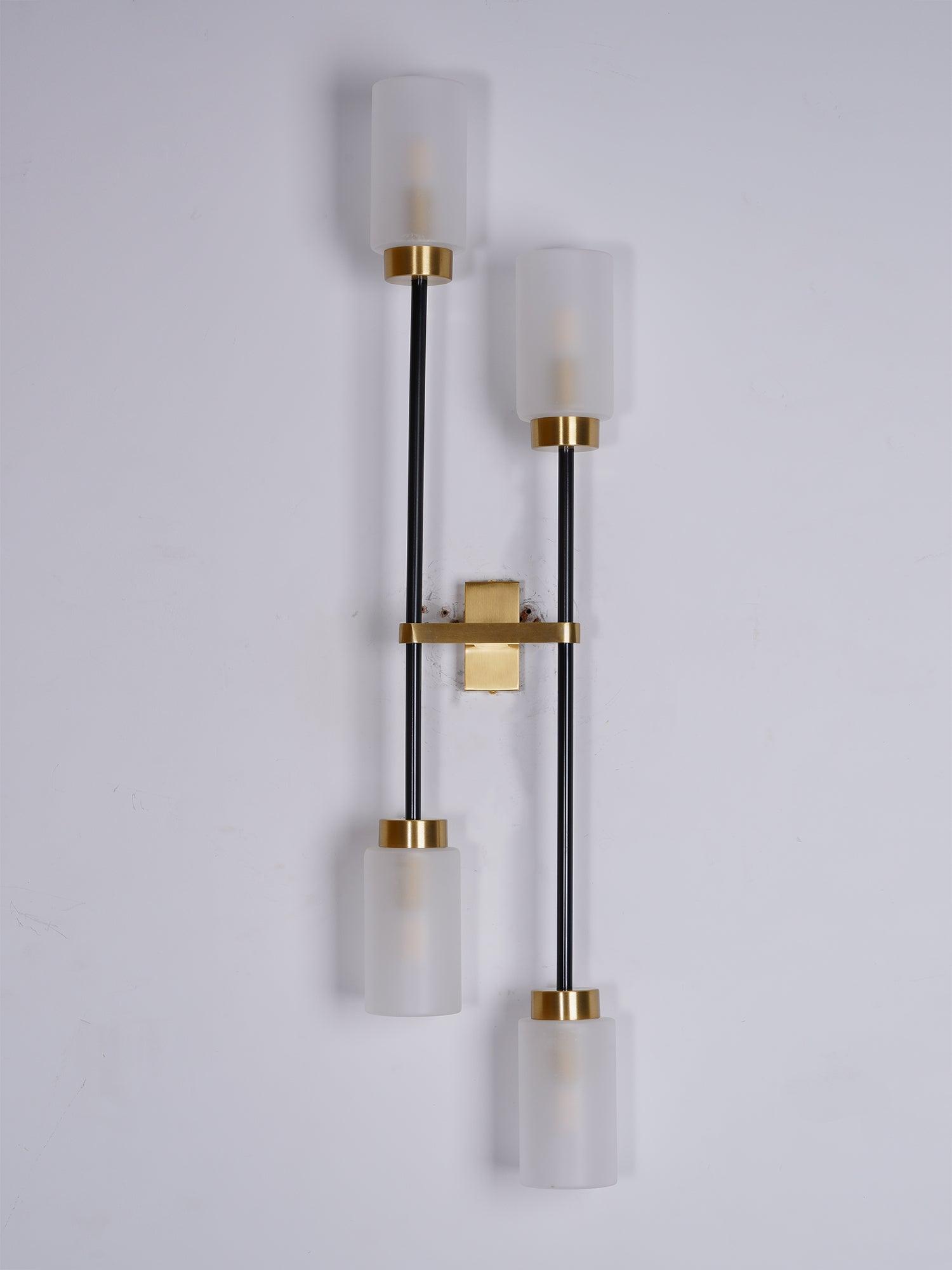 Lustra Wall Lamp Cylinder Glass Linear - Neutral Decor