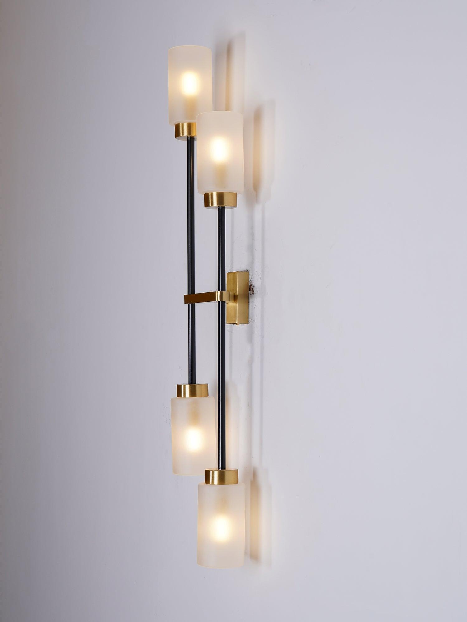 Lustra Wall Lamp Cylinder Glass Linear - Neutral Decor