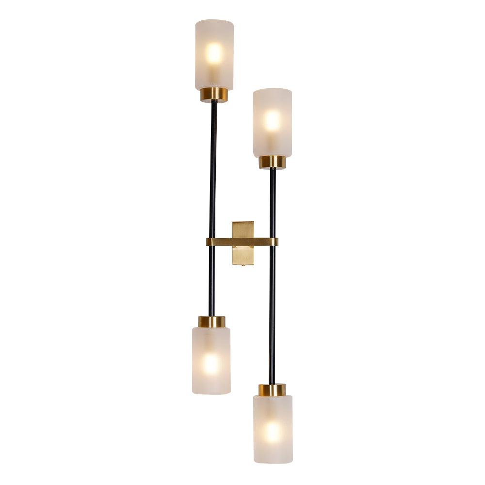 Lustra Wall Lamp Cylinder Glass Linear - Neutral Decor