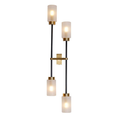 Lustra Wall Lamp Cylinder Glass Linear - Neutral Decor