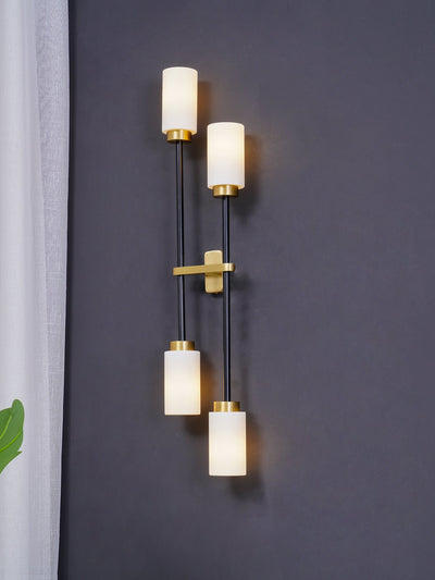 Lustra Wall Lamp Cylinder Glass Linear - Neutral Decor