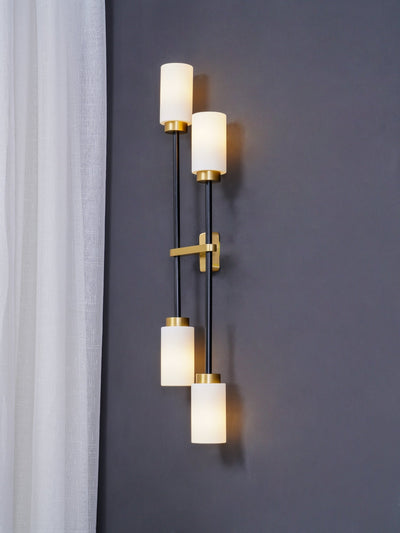 Lustra Wall Lamp Cylinder Glass Linear - Neutral Decor
