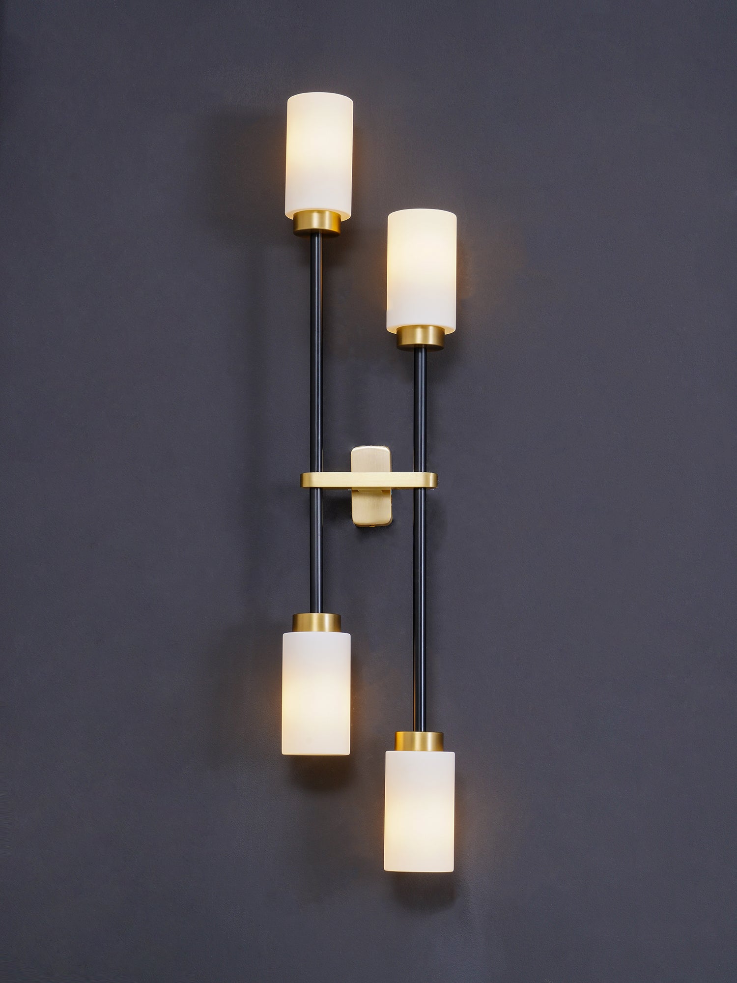 Lustra Wall Lamp Cylinder Glass Linear - Neutral Decor