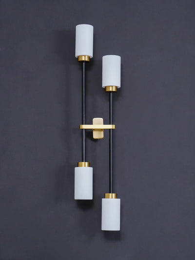 Lustra Wall Lamp Cylinder Glass Linear - Neutral Decor