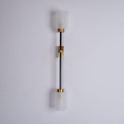 Lustra Wall Lamp Cylinder Glass Linear - Neutral Decor